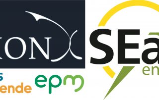 Axon Partners Group, Enagas Emprende, EPM Ventures and SEaB Energy Logos